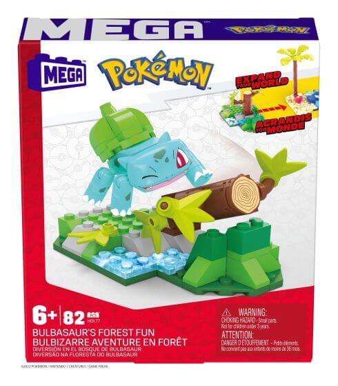 Mega Bloks - Pokemon Adventure Builder Assortment Bulbasaur's Forest Trek Mega