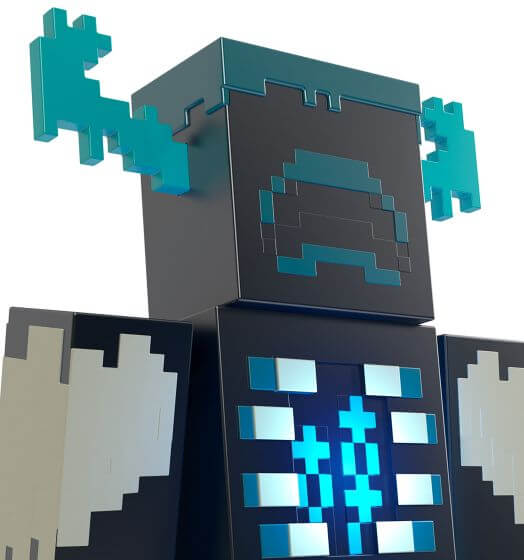 Minecraft Battle Lights & Sound Warden mojang