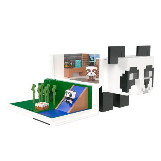 Minecraft Mob head Minis Panda Playset mojang