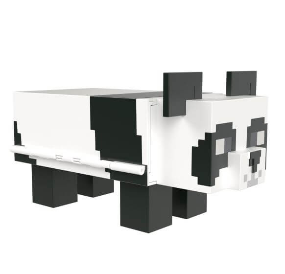 Minecraft Mob head Minis Panda Playset mojang