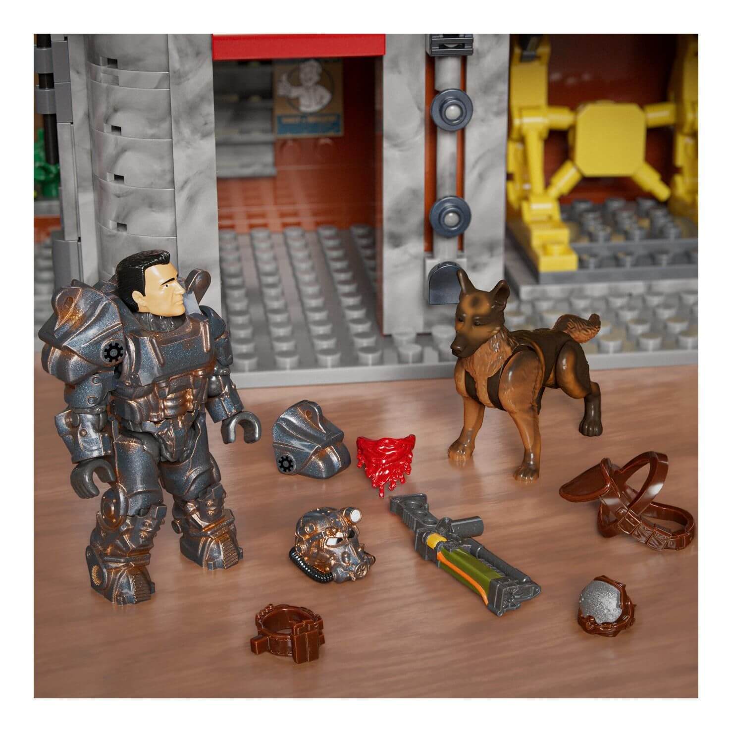 Mega Bloks Fallout - Red Rocket Truck Stop Brick Playset Mega Bloks