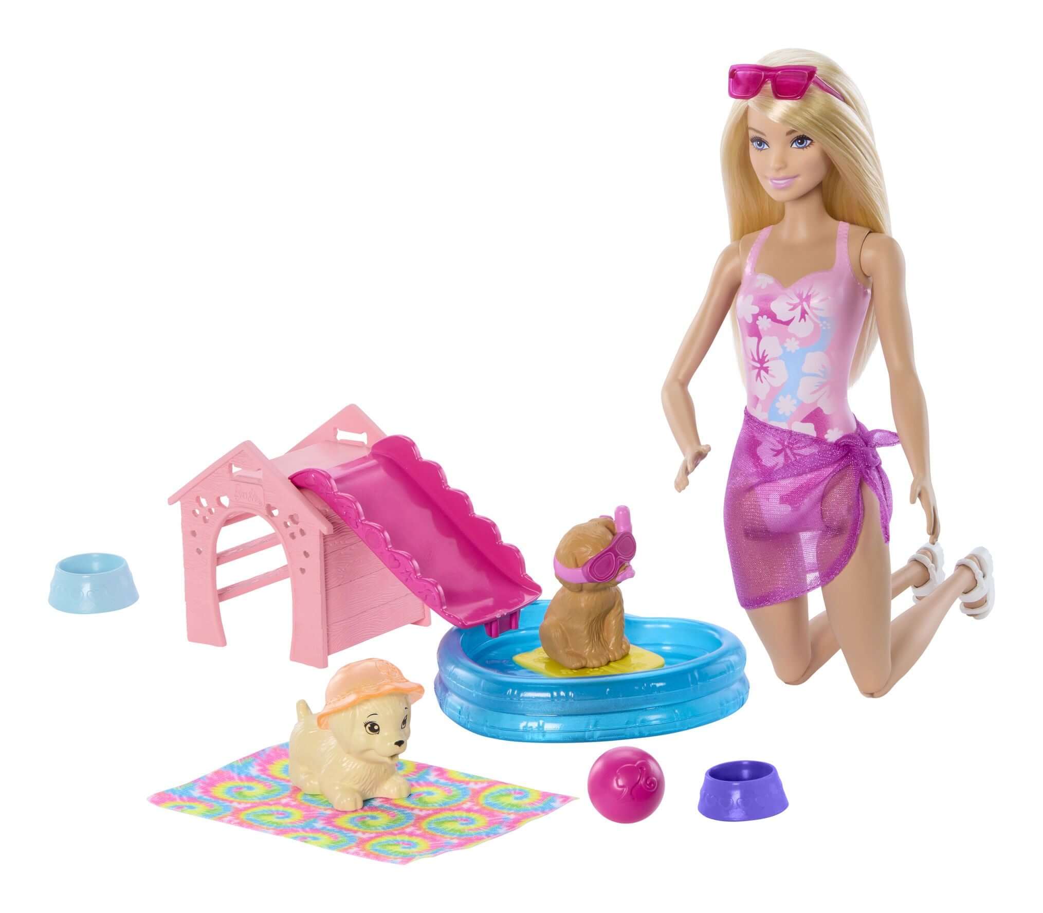 Mattel Barbie Puppy Pool Party Playset Mattel
