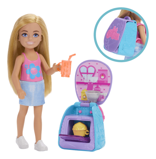 Barbie - Family and Friends Club Chelsea Cupcake Baking Backpack Mattel