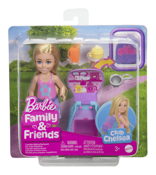 Barbie - Family and Friends Club Chelsea Cupcake Baking Backpack Mattel