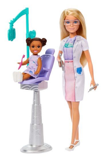Barbie Nurturing Dentist Doll Playset Mattel
