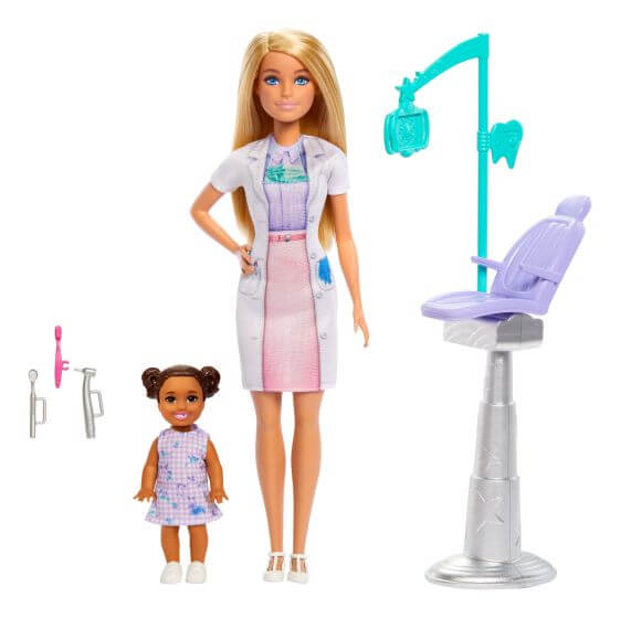Barbie Nurturing Dentist Doll Playset Mattel