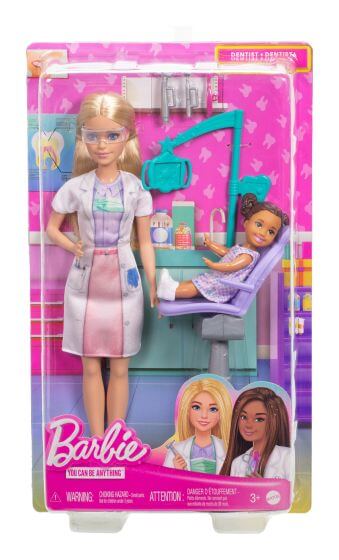 Barbie Nurturing Dentist Doll Playset Mattel