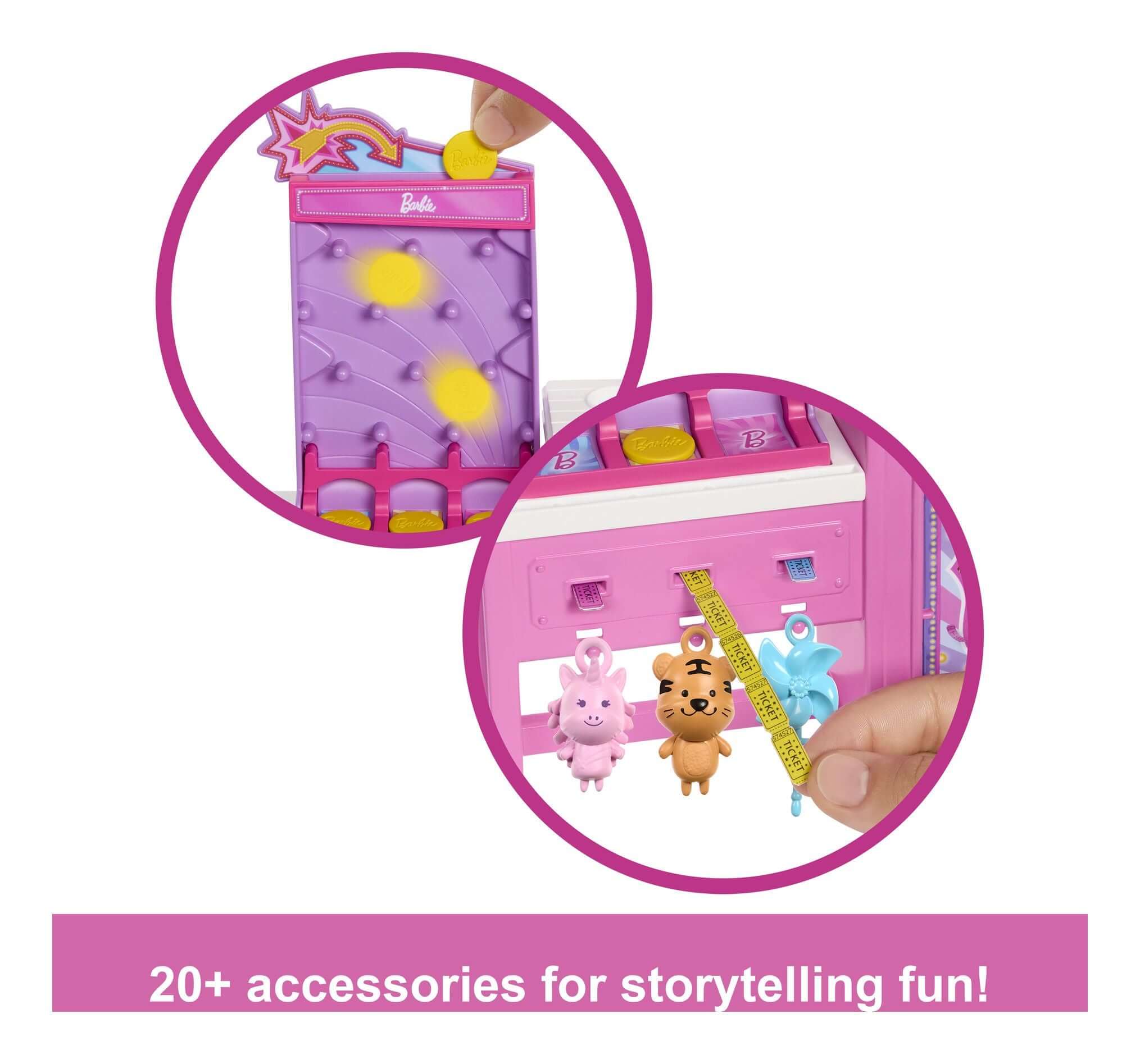 Mattel Barbie Mysteries Beach Detectives Treats and Game Booth Mattel