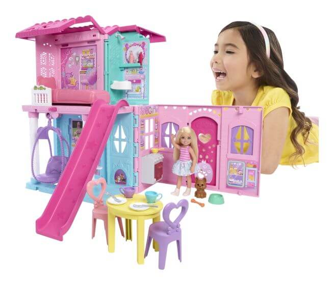 Mattel Barbie Family and Friends Club Chelsea Pop-up House Mattel