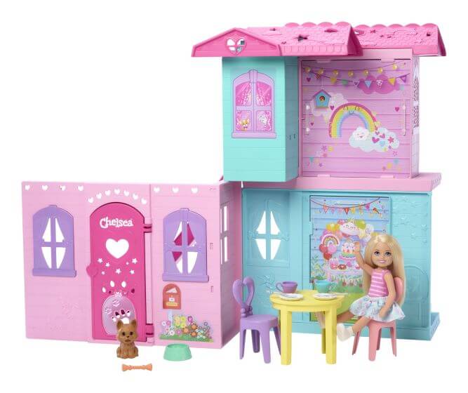 Mattel Barbie Family and Friends Club Chelsea Pop-up House Mattel
