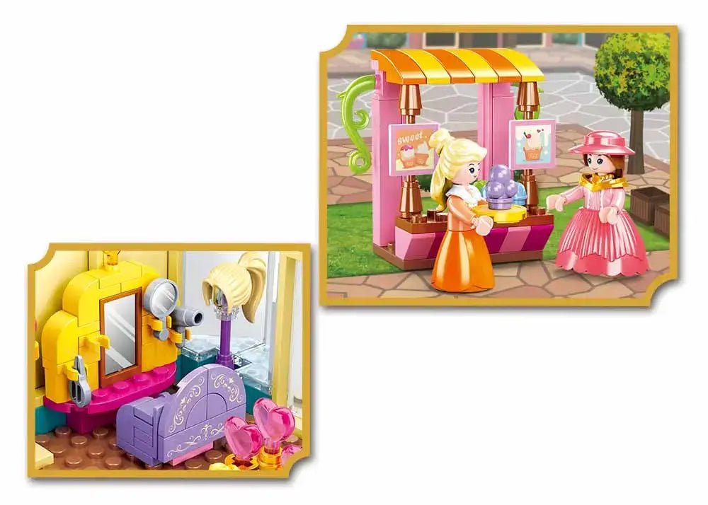 Sluban Girl's Dream Village Hairdressing Salon Building Brick Set Sluban