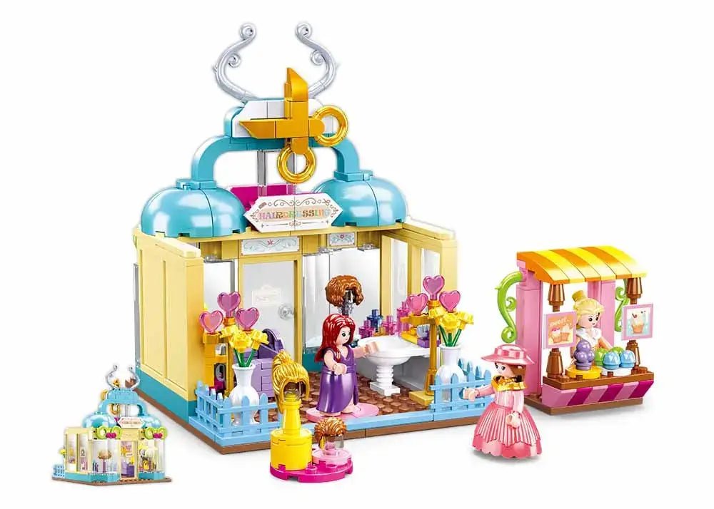 Sluban Girl's Dream Village Hairdressing Salon Building Brick Set Sluban