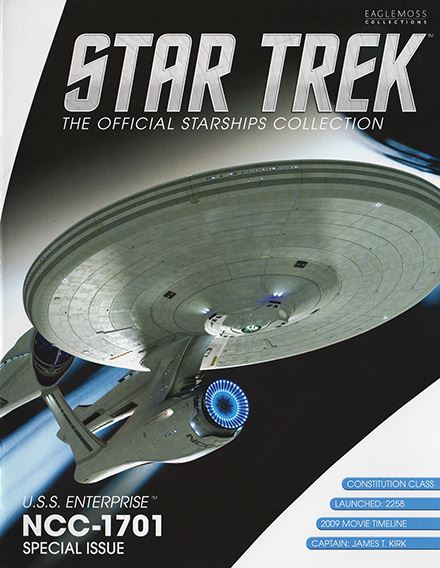 #02 U.S.S. Enterprise NCC 1701 (2009 Movie) Model Die-cast Ship SPECIAL ISSUE (Eaglemoss / Star Trek) Real Merch