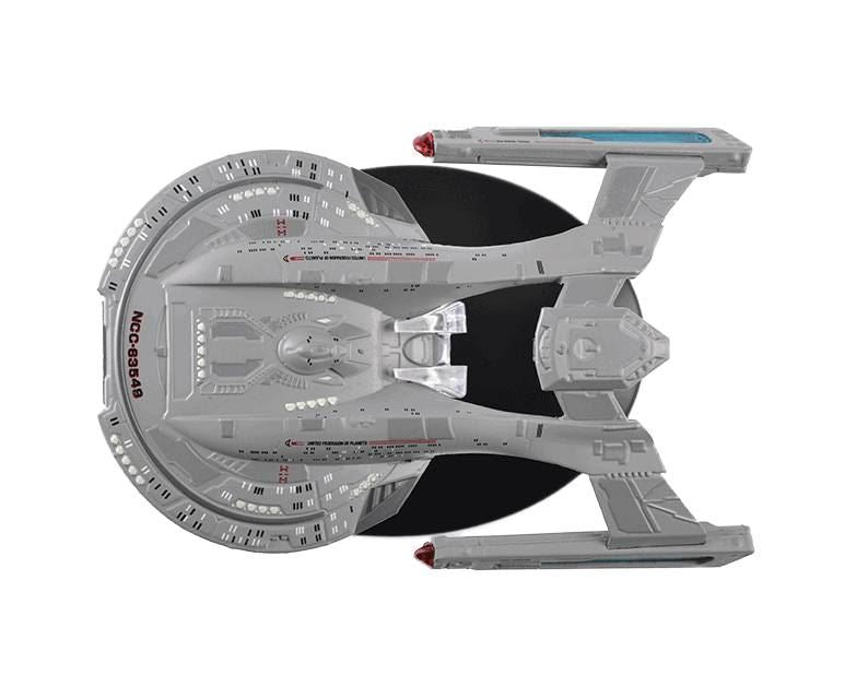 #12 U.S.S. Thunderchild NCC-63549 (Akira class) Model Diecast Ship (Eaglemoss / Star Trek) Real Merch
