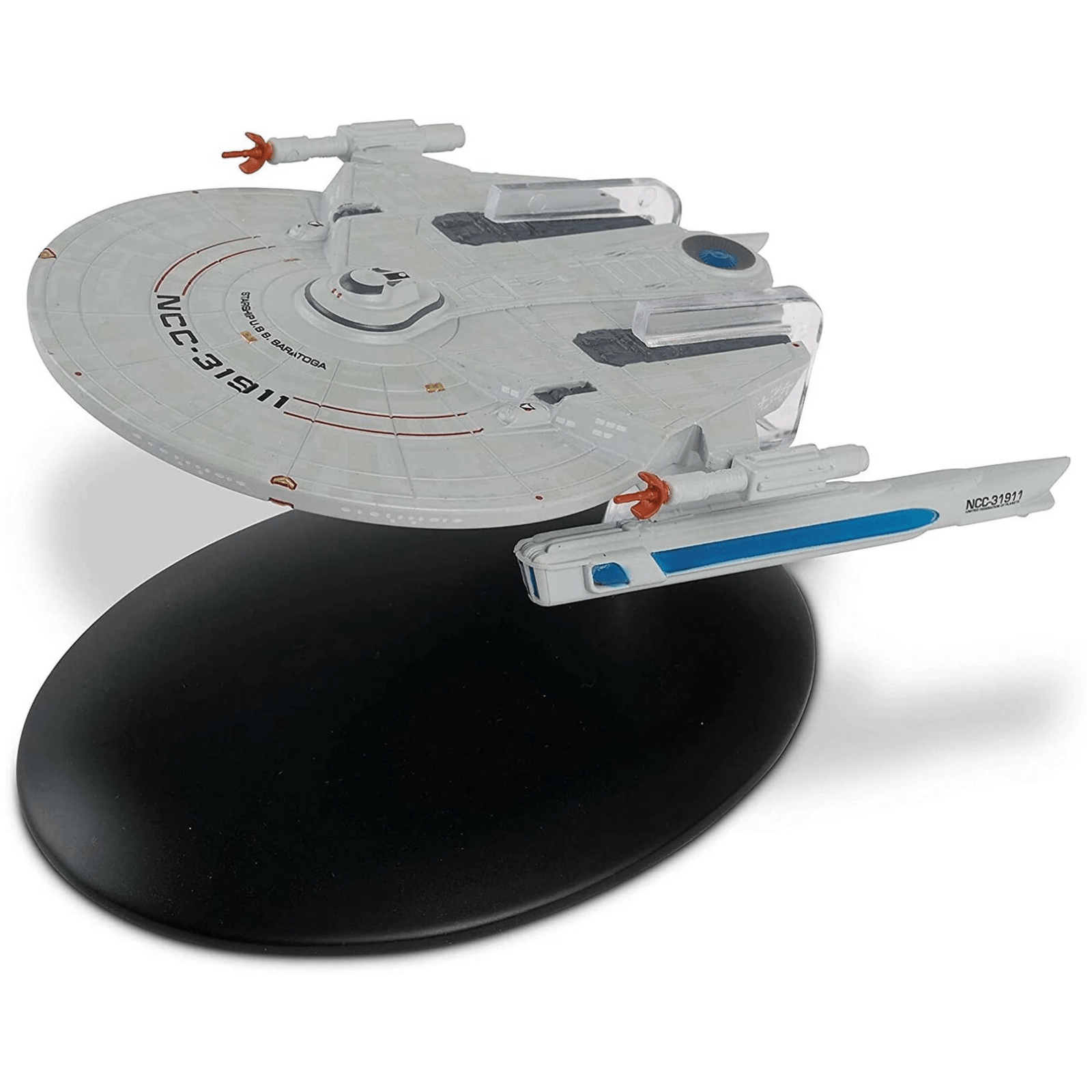 #91 U.S.S Saratoga NCC-31911 Die-Cast Model (Eaglemoss / Star Trek) Real Merch