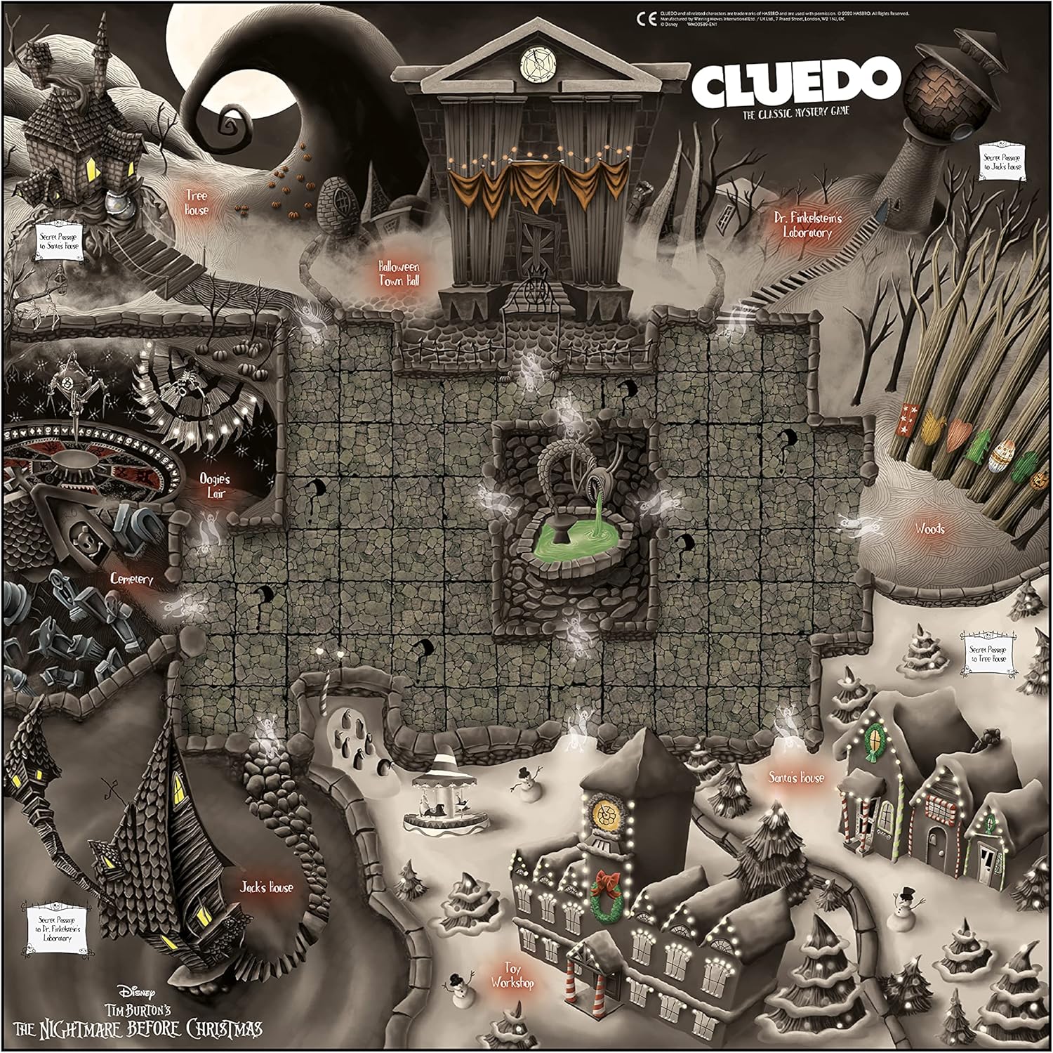 Cluedo - Nightmare Before Christmas Rooleo
