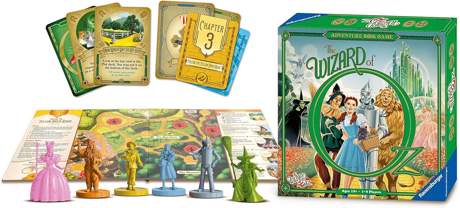 The Wizard of Oz Adventure Book - Family Strategy Board Game Rooleo