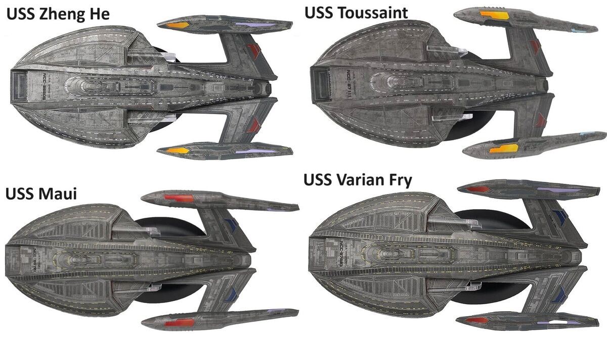 #01 U.S.S. Varian Fry (Inquiry-Class) Model Die Cast Ship Picard Universe (Eaglemoss / Star Trek) Real Merch