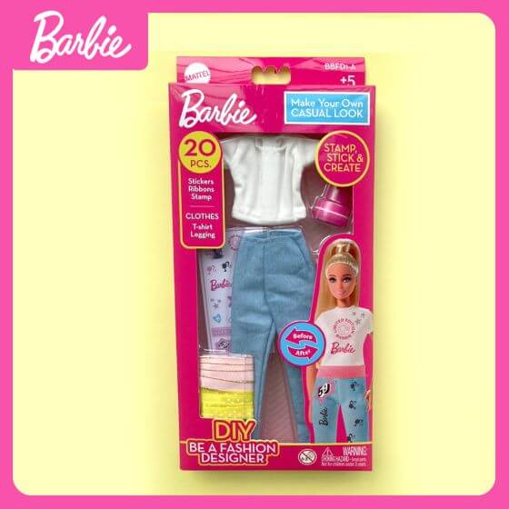 Mattel Barbie Make Your Own Casual Look Outfit Accessories Pack Mattel