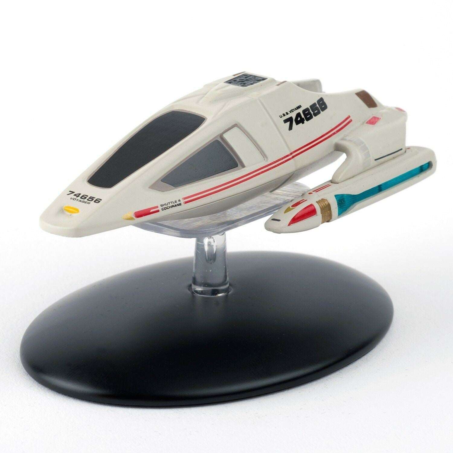 #04 Type-9 Shuttlecraft 74656 "Cochrane" Shuttlecraft Model Die Cast Ship (Eaglemoss / Star Trek) Real Merch