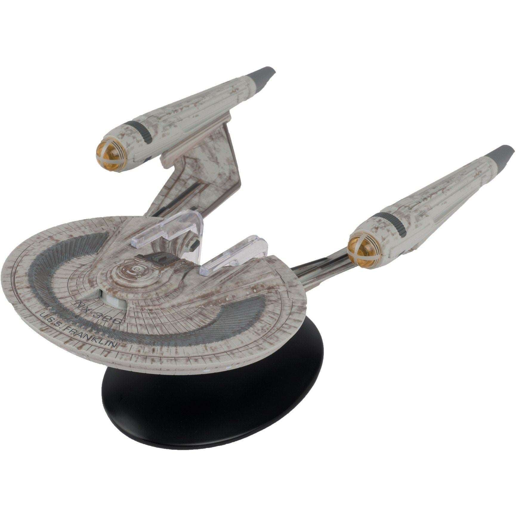 #08 U.S.S. Franklin NX-326 Model Die Cast Ship SPECIAL ISSUE (Eaglemoss / Star Trek) Real Merch