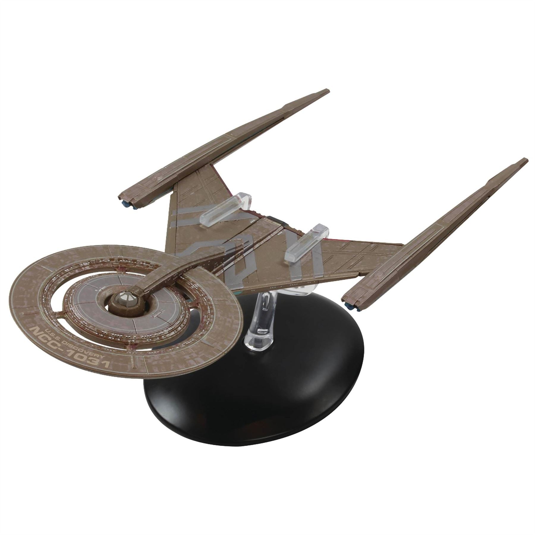 #02 U.S.S. Discovery NCC-1031 (Crossfield class) Starship Die-Cast Model Discovery SSDUK002 (Eaglemoss / Star Trek) Real Merch