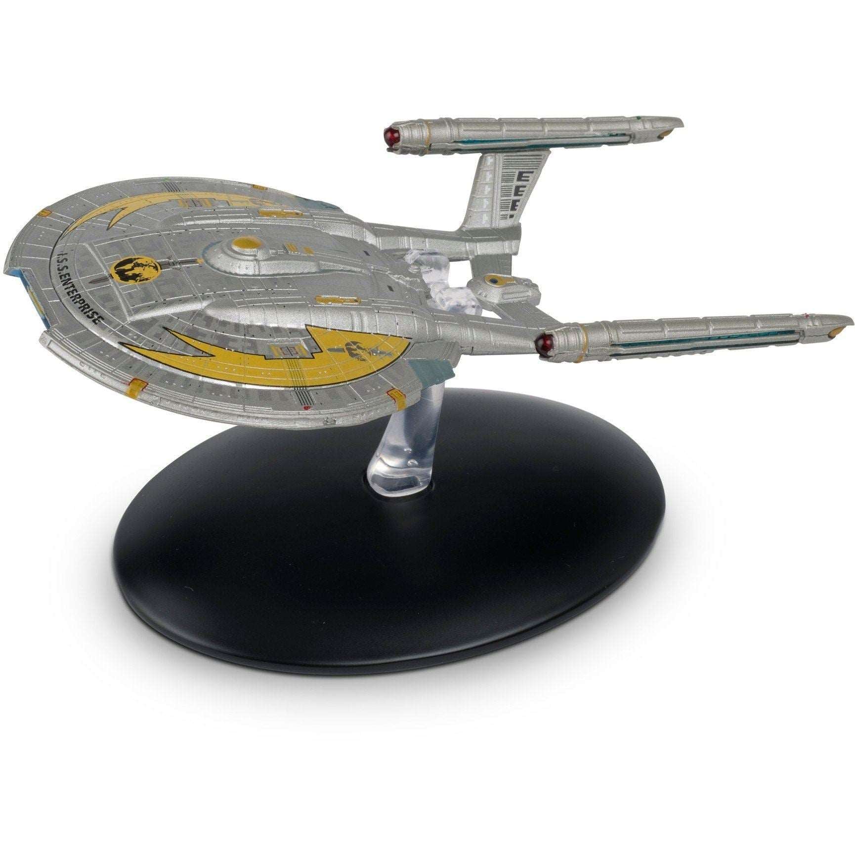 #02 I.S.S. Enterprise NX-01 Mirror Universe Model Die Cast Ship BONUS ISSUE M2 (Eaglemoss / Star Trek) Real Merch