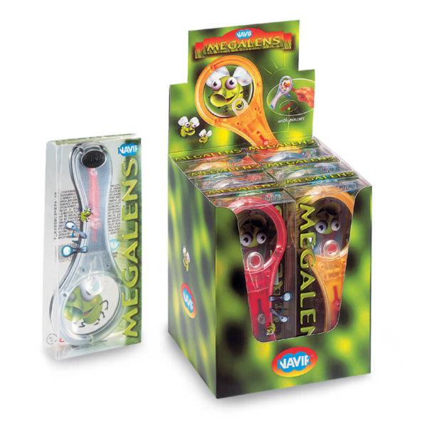Navir Children's Mega Lens Magnifying Glass with Tweezers for Ages 6+ Curious Minds