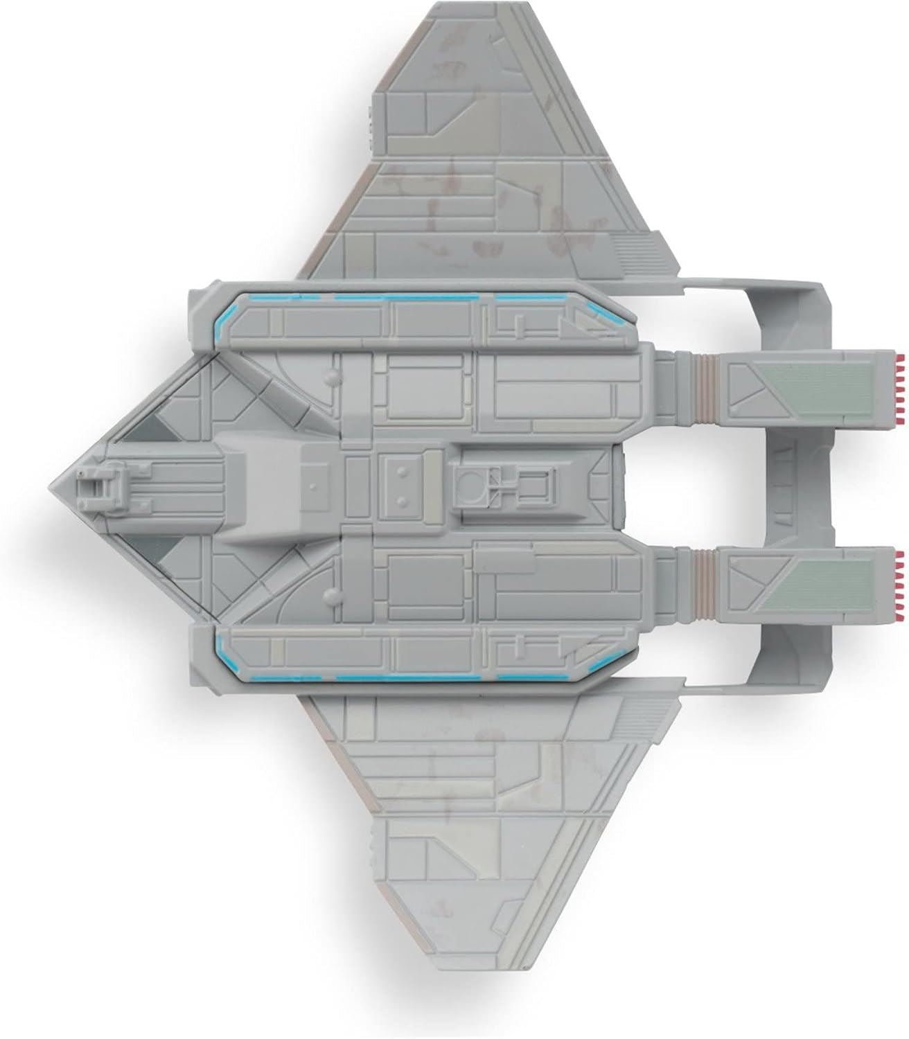 #21 / #68 Federation Attack Fighter Diecast Model Ship Window Boxed (Star Trek / Eaglemoss) Real Merch