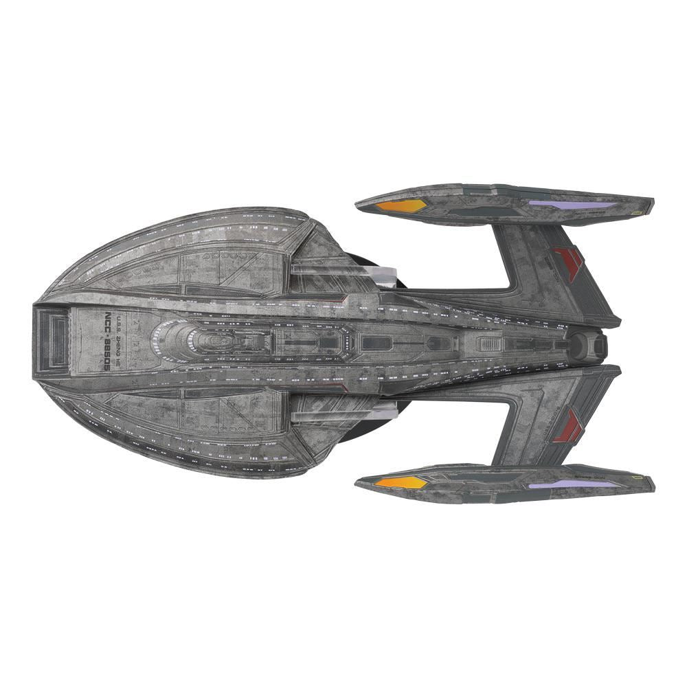 #02 U.S.S. Zheng He NCC-86505 (Inquiry-class, Short Nacelles) Model Diecast Ship Picard (Eaglemoss / Star Trek) Real Merch