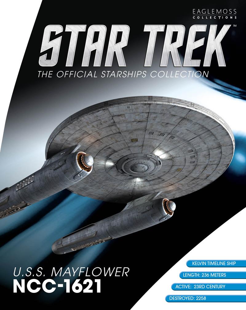 #27 U.S.S. Mayflower NCC-1621 (Mayflower-type) Starship Diecast Model Ship BONUS ISSUE (Eaglemoss / Star Trek) Real Merch