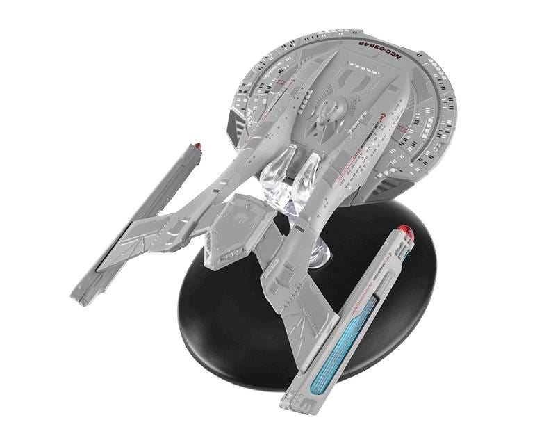 #12 U.S.S. Thunderchild NCC-63549 (Akira class) Model Diecast Ship (Eaglemoss / Star Trek) Real Merch