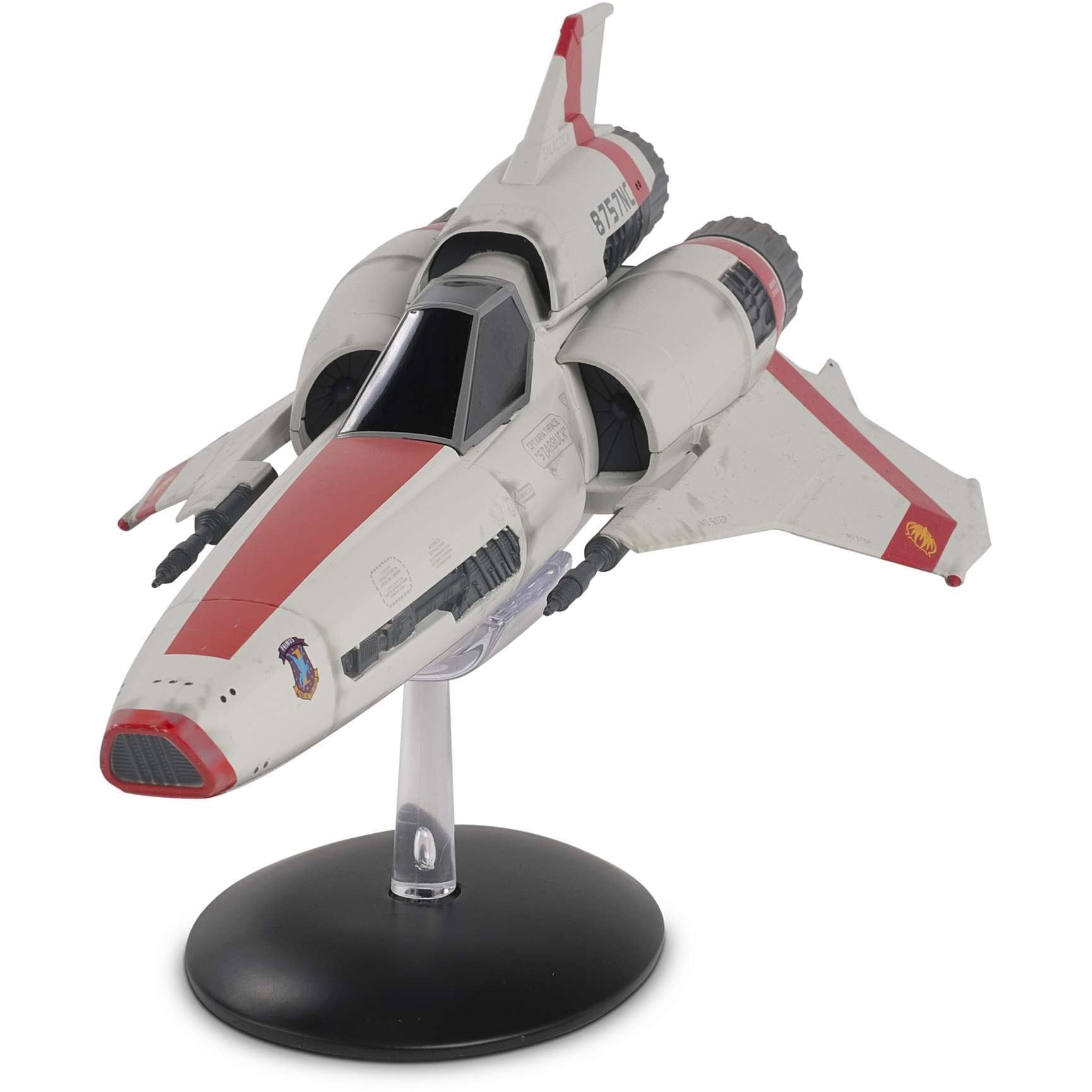 #01 Viper Mark II Cpt Kara Thrace "STARBUCK" 8757NC Model Diecast Ship (Eaglemoss / Battlestar Galactica) Real Merch
