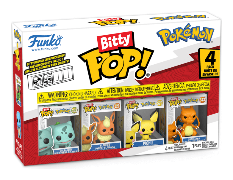 Funko Bitty Pop! Pokémon Bulbasaur 4 pack Funko