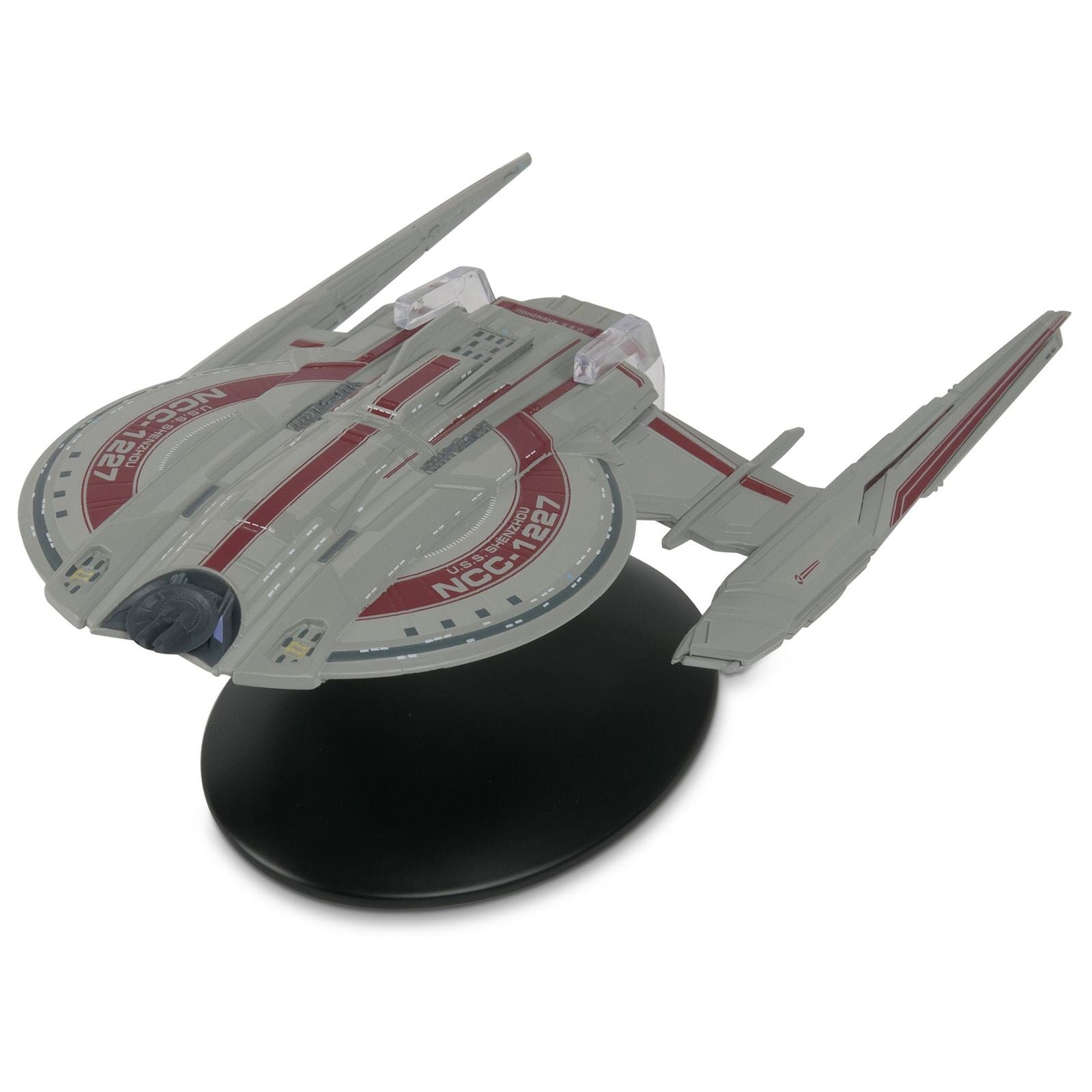 #01 U.S.S. Shenzhou NCC-1227 (Walker class) Discovery Ship Model Die Cast Starship (Eaglemoss / Star Trek) Real Merch