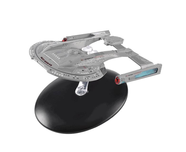 #12 U.S.S. Thunderchild NCC-63549 (Akira class) Model Diecast Ship (Eaglemoss / Star Trek) Real Merch