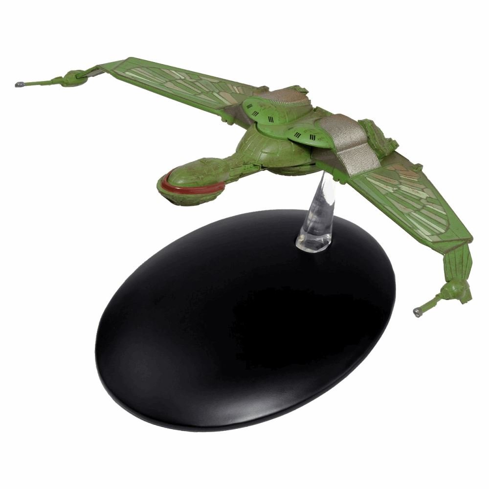 #02 Klingon Bird-of-Prey (B'rel-class) Model Die Cast Ship (Eaglemoss / Star Trek) Real Merch