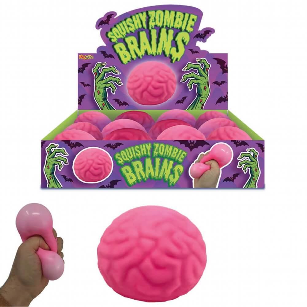Children's 7cm Squishy Zombie Brain Stress Toy (SINGLE) Curious Minds