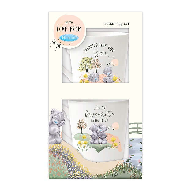 Me To You - Tatty Teddy Double Mug Giftset Carte Blanche