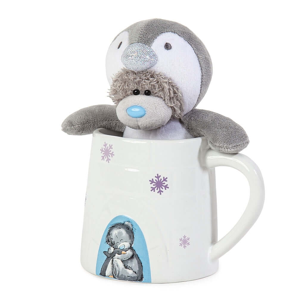 Me to You - Novelty Igloo Mug and Tatty Teddy Dressed as Penguin Carte Blanche