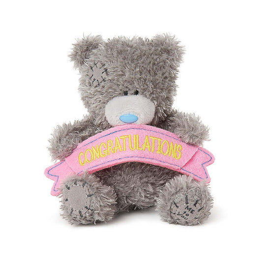 Me To You - Tatty Teddy Holding Congratulations Banner Carte Blanche