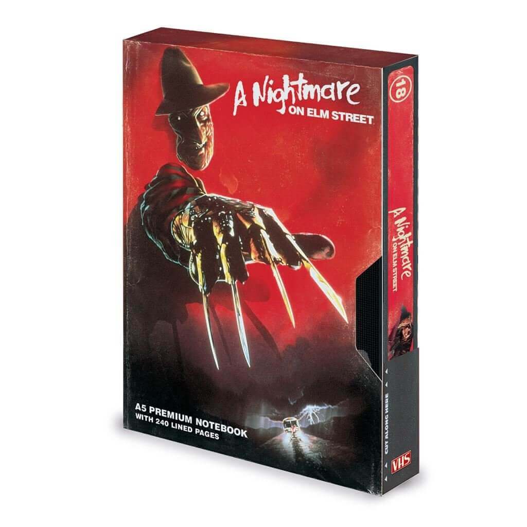A Nightmare On Elm Street Vhs A5 Notebook Pyramid International