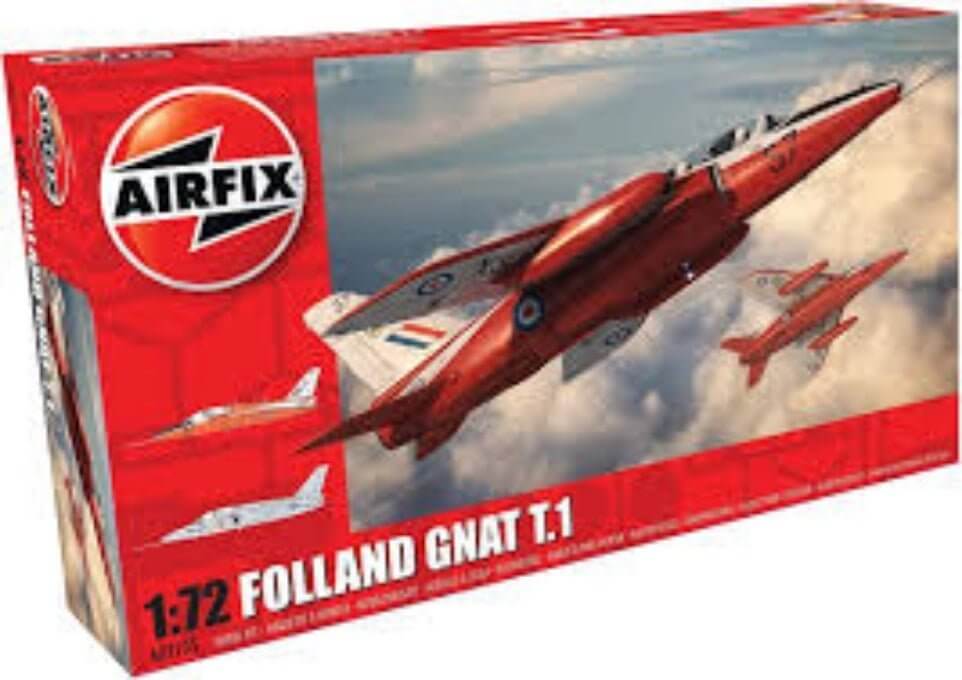 Airfix - Folland Gnat T.1 Model Aircraft Kit AirFix