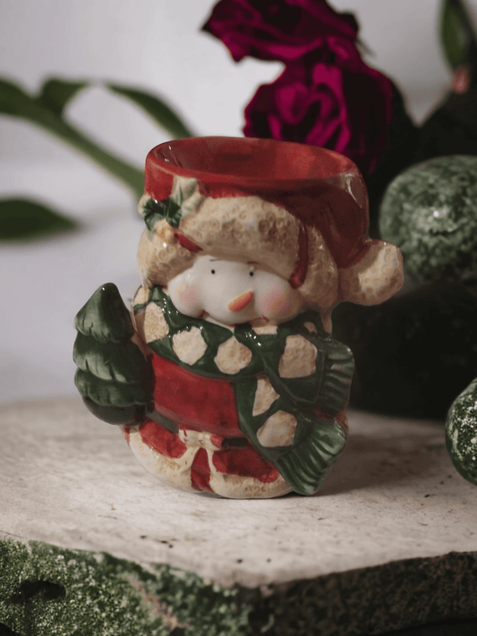 Aroma - Ceramic Snowman Wax Melt Burner Aroma