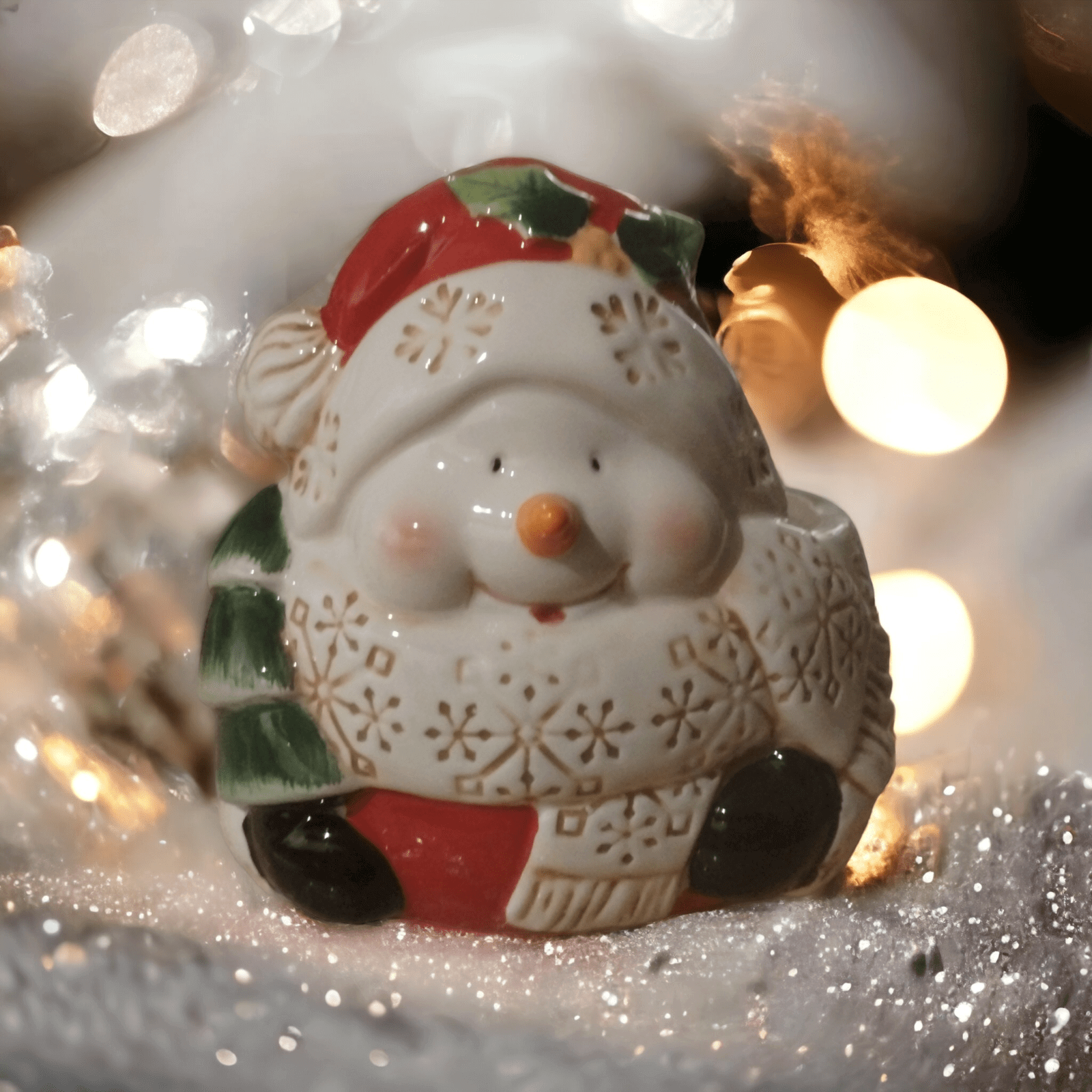 Aroma Christmas Ceramic Jar Candle Holder Aroma Accessories