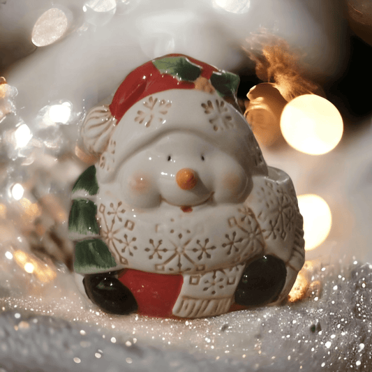 Aroma Christmas Ceramic Jar Candle Holder Aroma Accessories