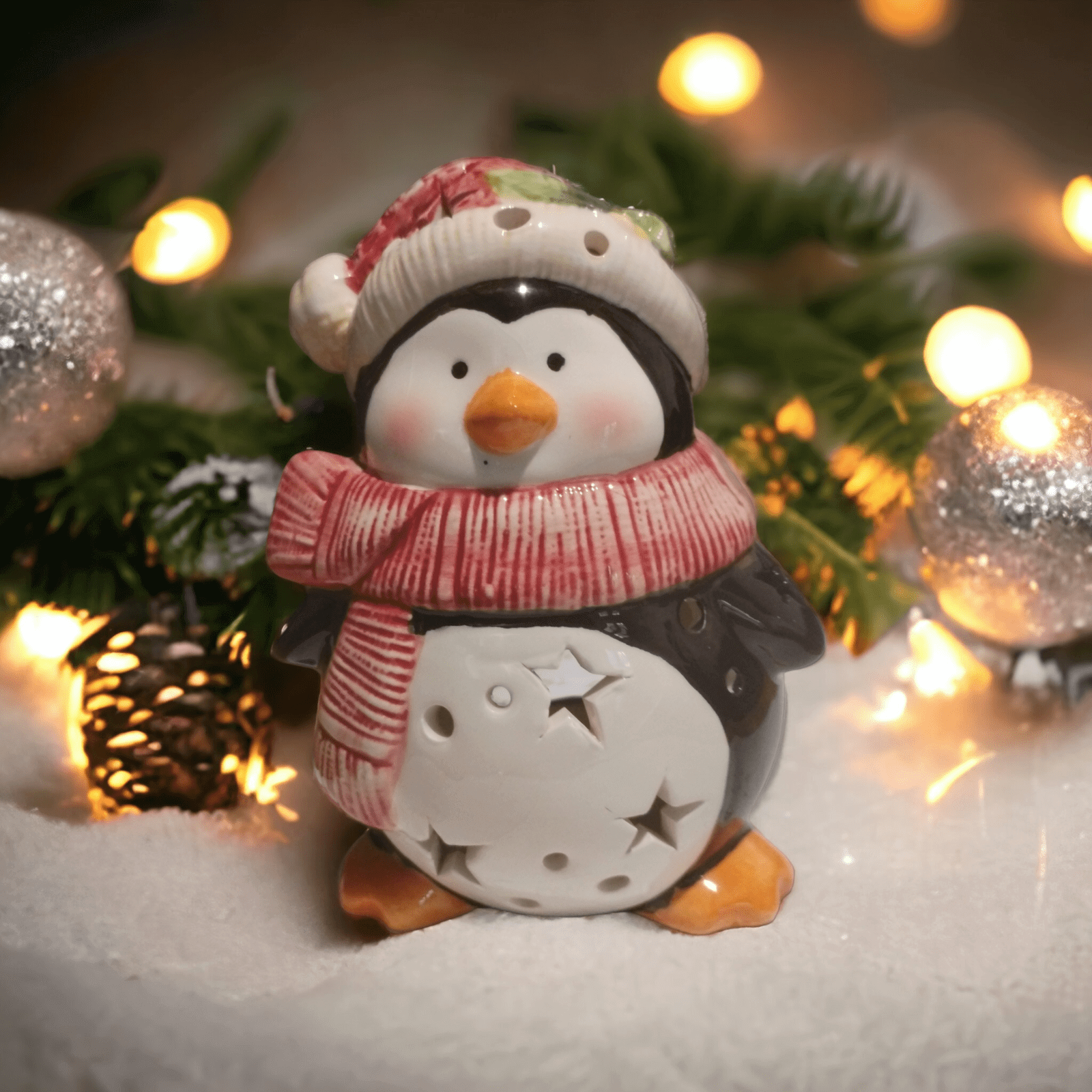Aroma Christmas Penguin Tealight Holder Aroma