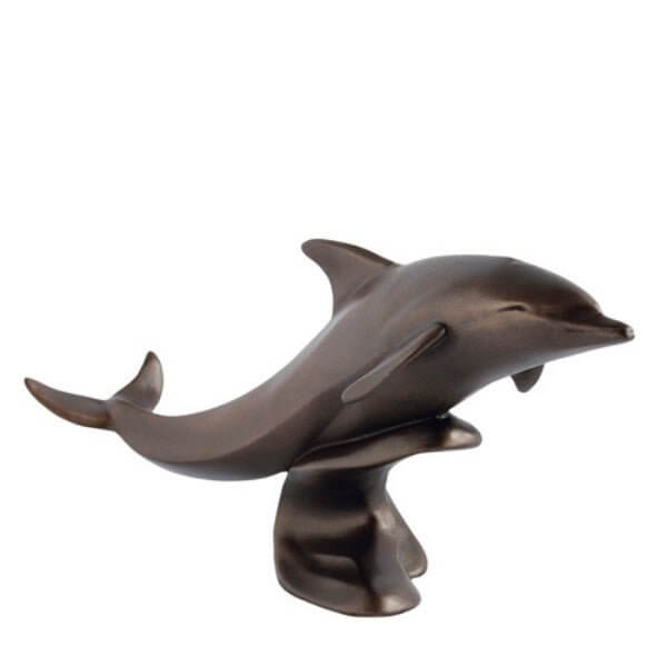 Arora Statue Dolphin Bronze Figurine Arora