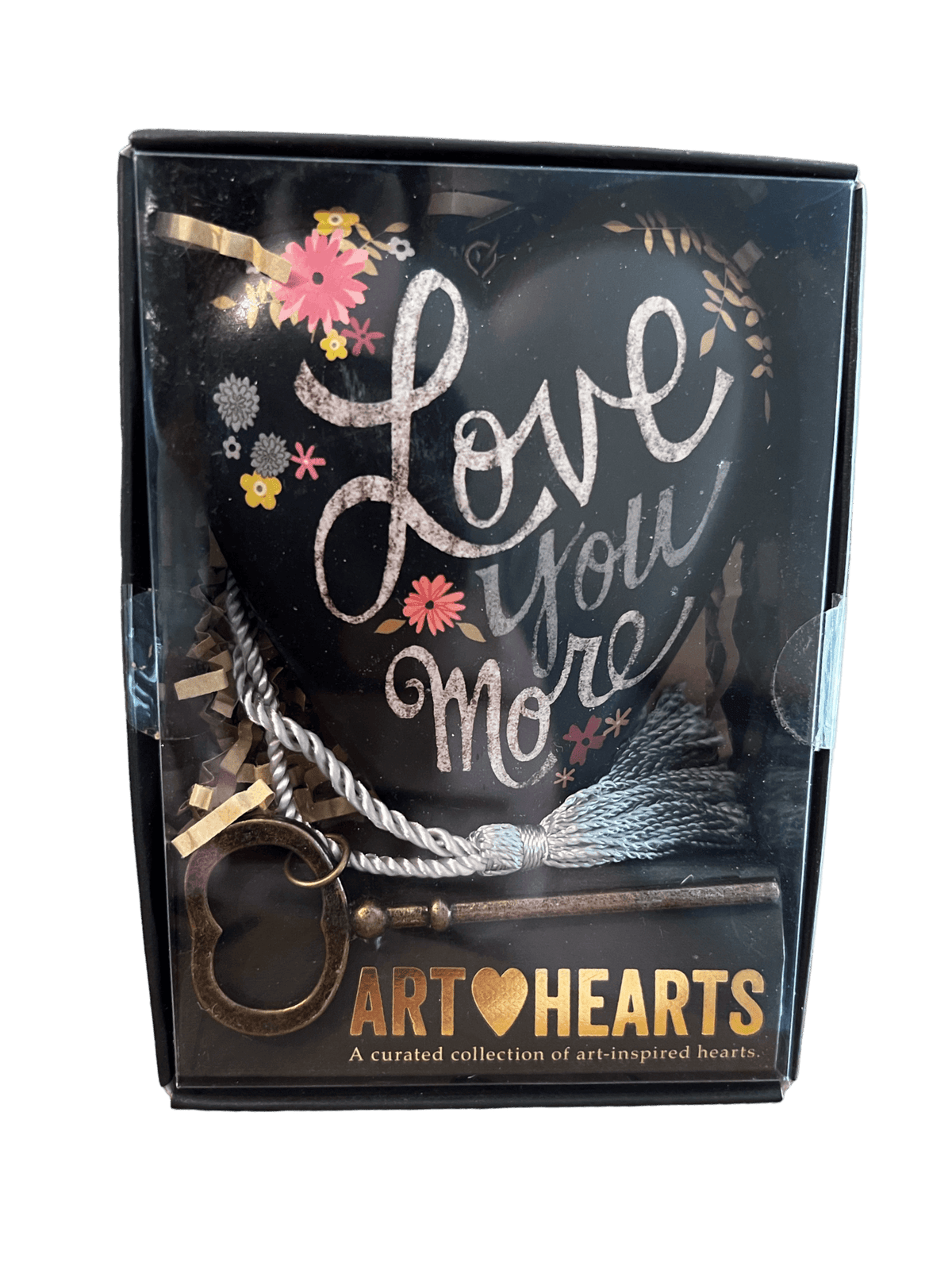 Art Hearts - Love You More Handpainted Gift Art Hearts