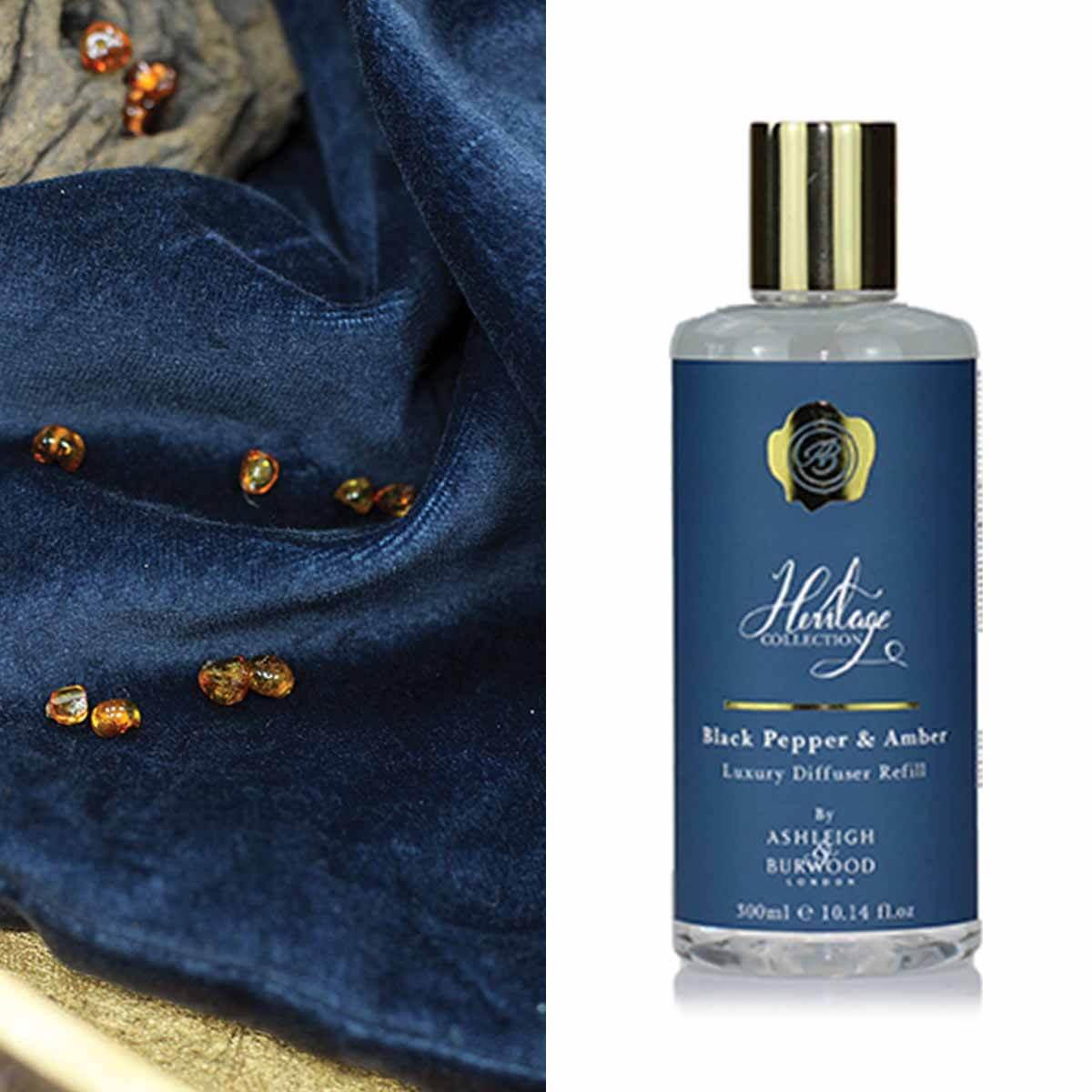 Ashleigh & Burwood - Black Pepper & Amber Reed Diffuser Refill 300ml Ashleigh & Burwood